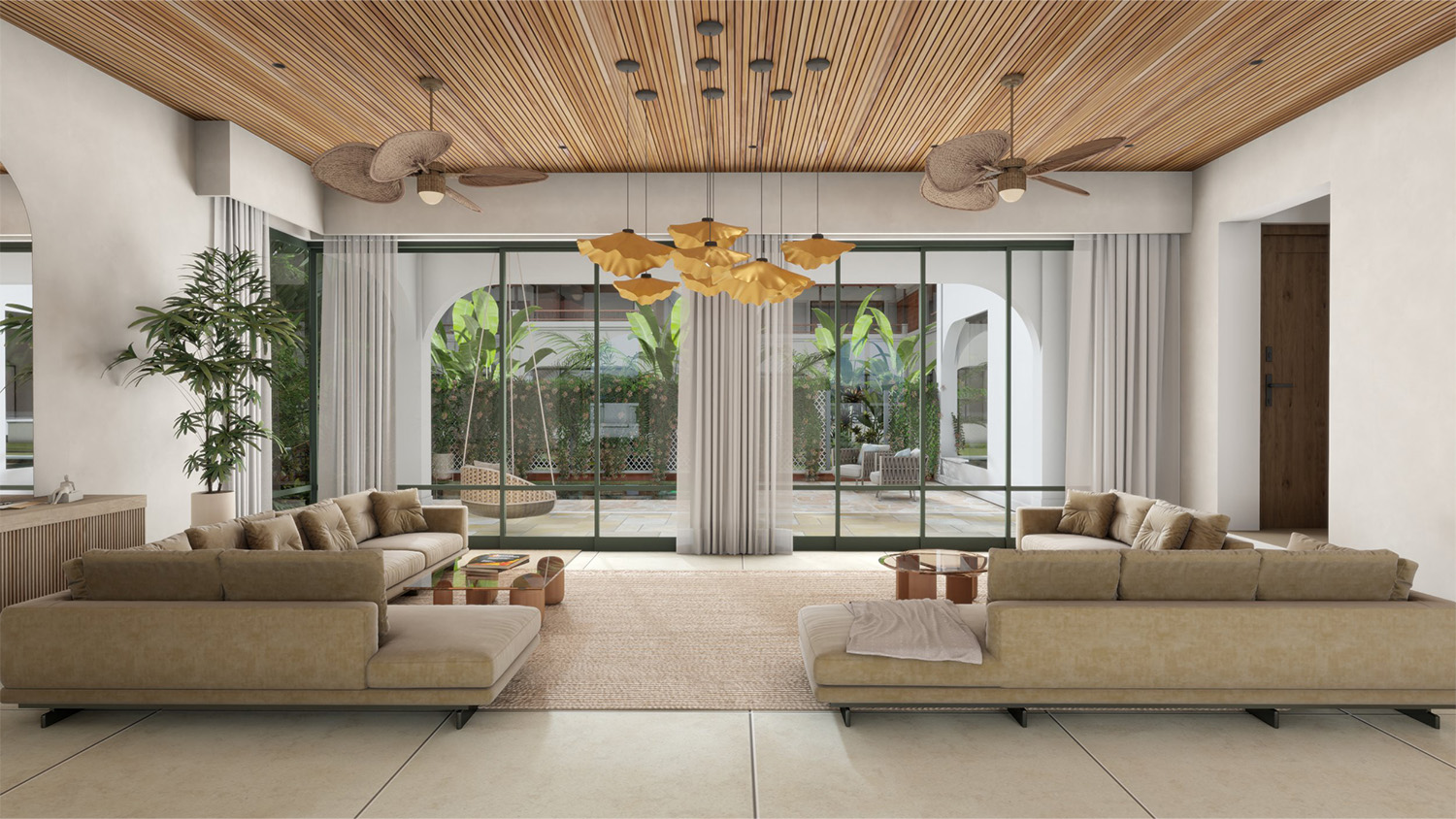 la serein powder-room view